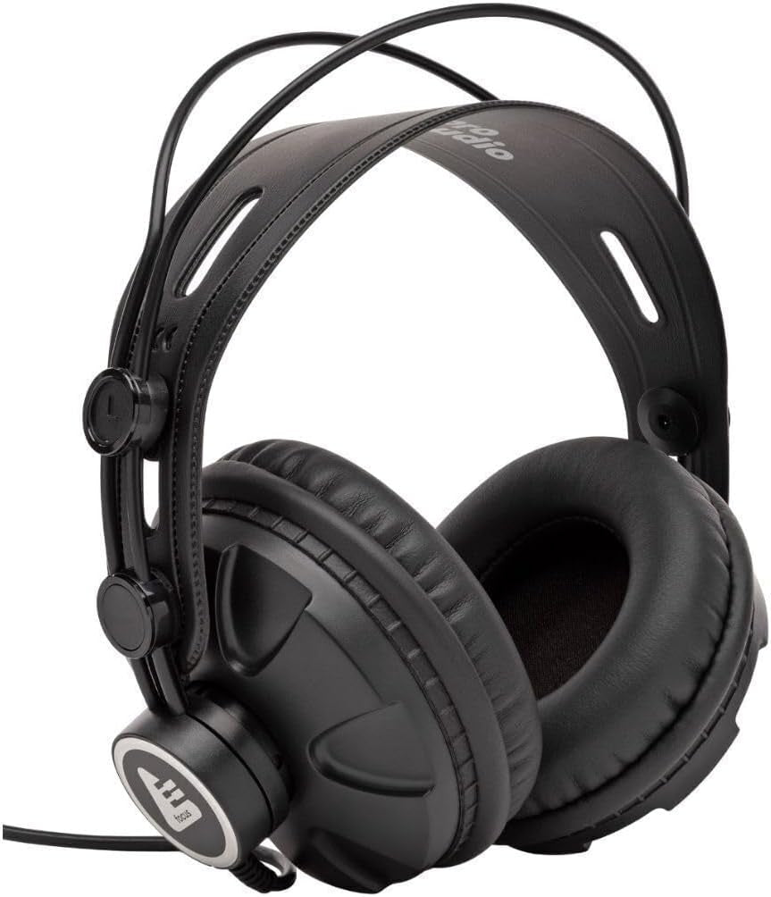 Blue Yeti USB Microphone (Blackout) Bundle with Focus Pro Audio Headphones and Pop Filter (3 Items)