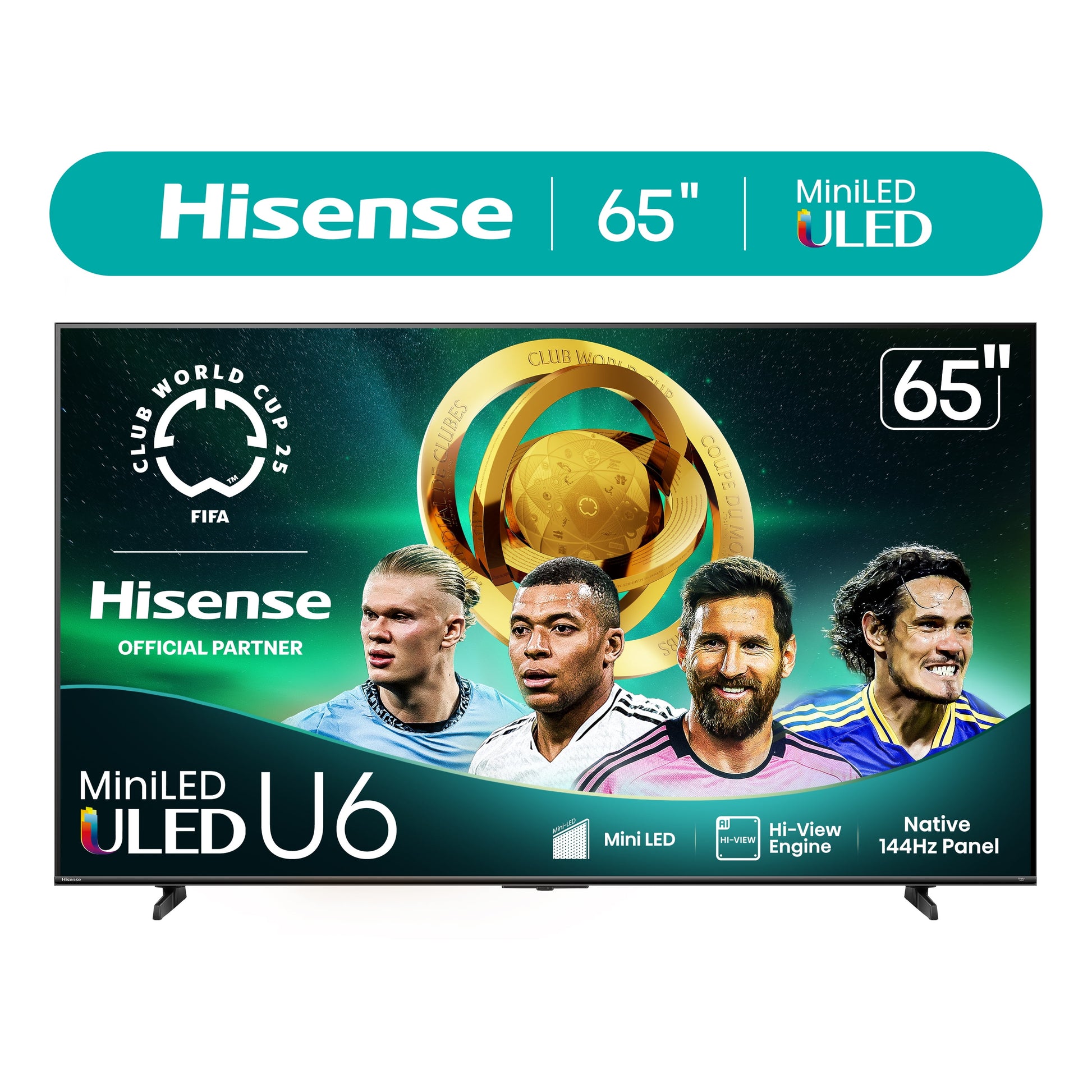 65-Inch Class U6 Series Mini-Led ULED 4K UHD Google Smart TV (65U6N) - QLED Quantum Dot Color, Dolby Vision, Full Array Local Dimming, Game Mode Plus